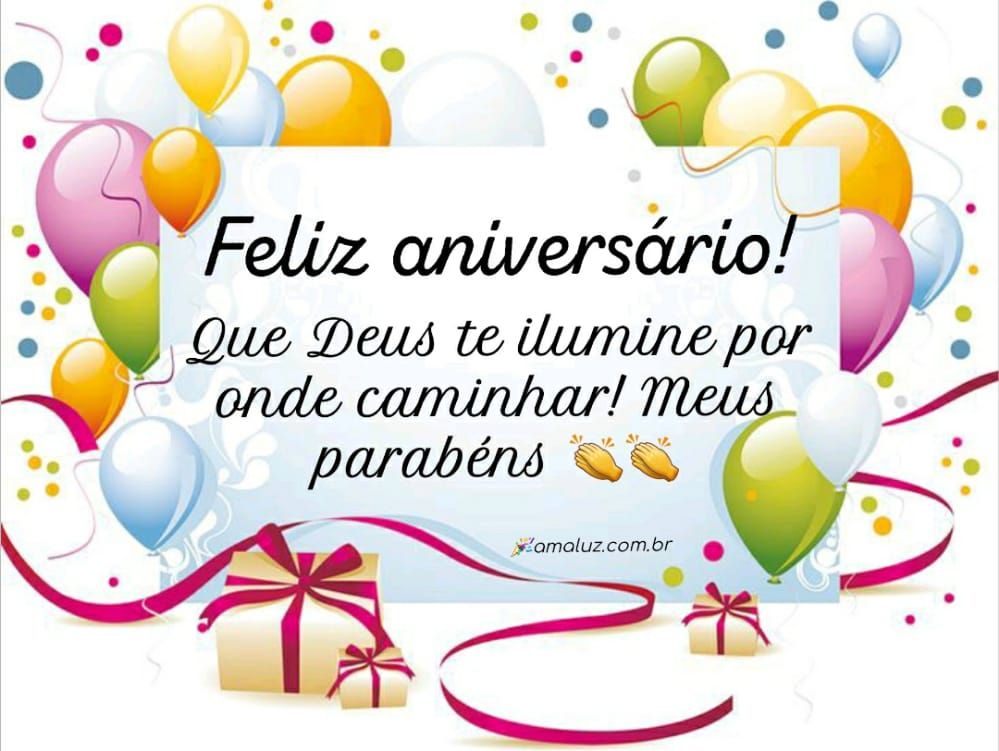 que Deus te ilumine por ondes caminhar feliz aniversario