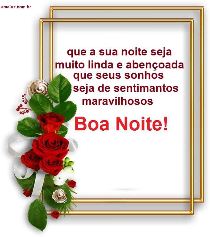 que a sua noite seja linda e abençoada