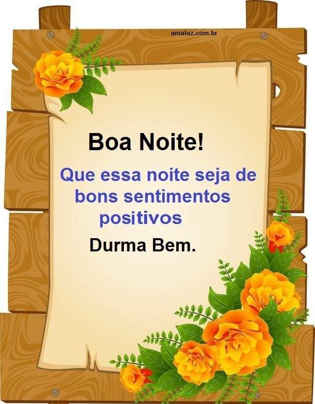 que essa noite seja de bons sentimentos