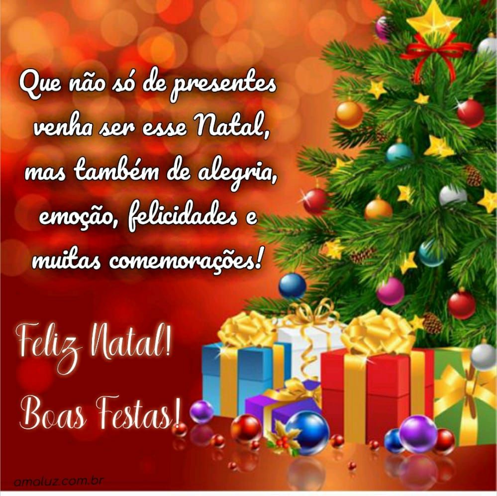 Feliz Natal! 100 Mensagens de Boas Festas e um prospero Ano de 2022