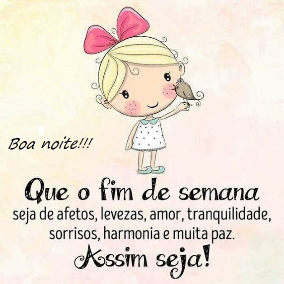 que o fim de semana seja de afetos