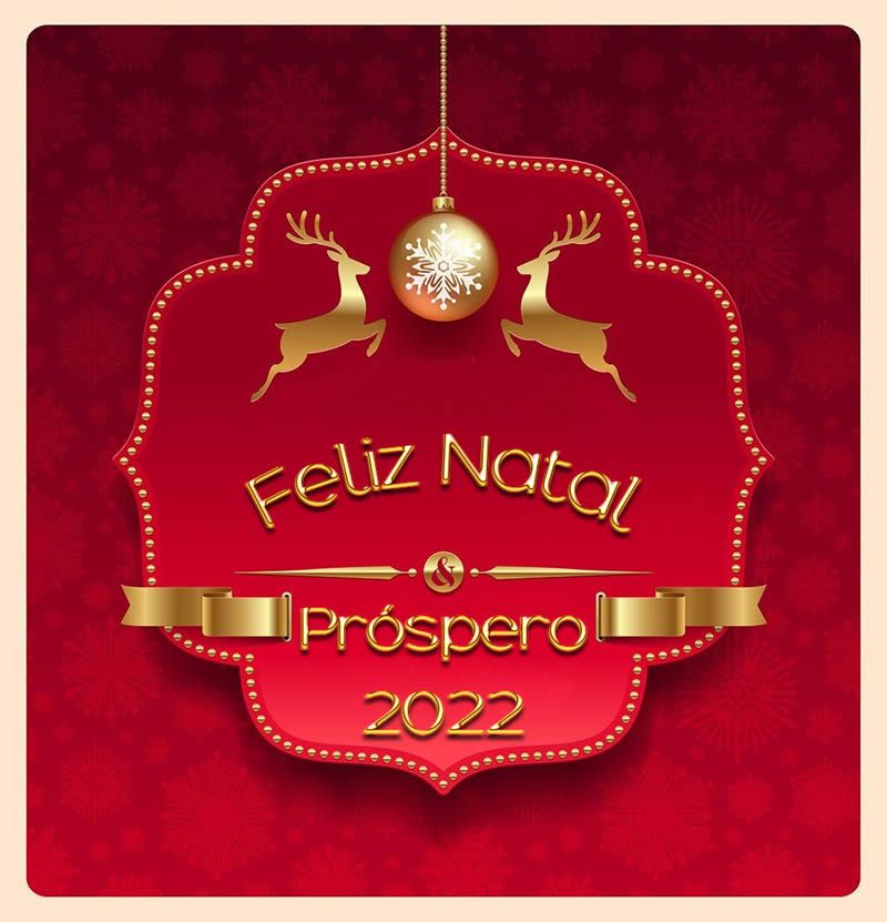 que venha um feliz natal juntamente com um novo ano prospero de 2022