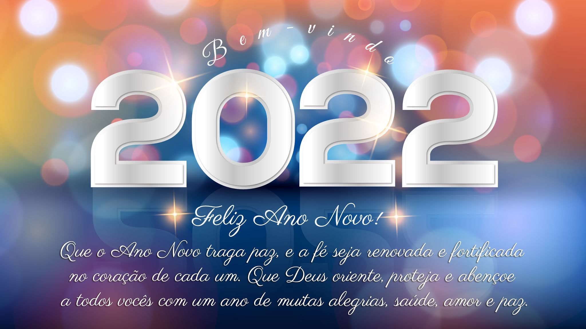 seja bem vindo ano novo de 2022 em nossas vidas