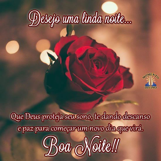 te desejo uma linda noite