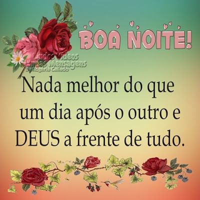 um dia após o outro boa noite