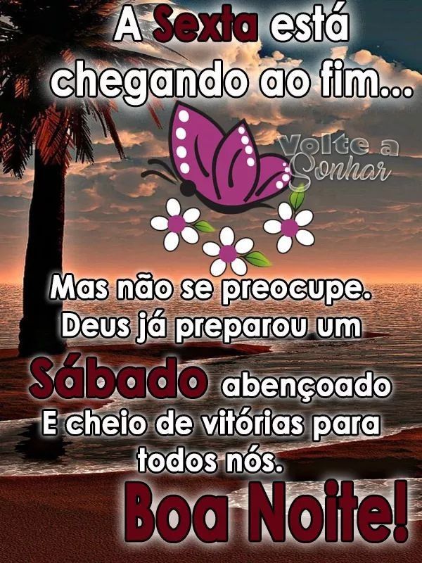 A sexta feira esta chegado ao fim