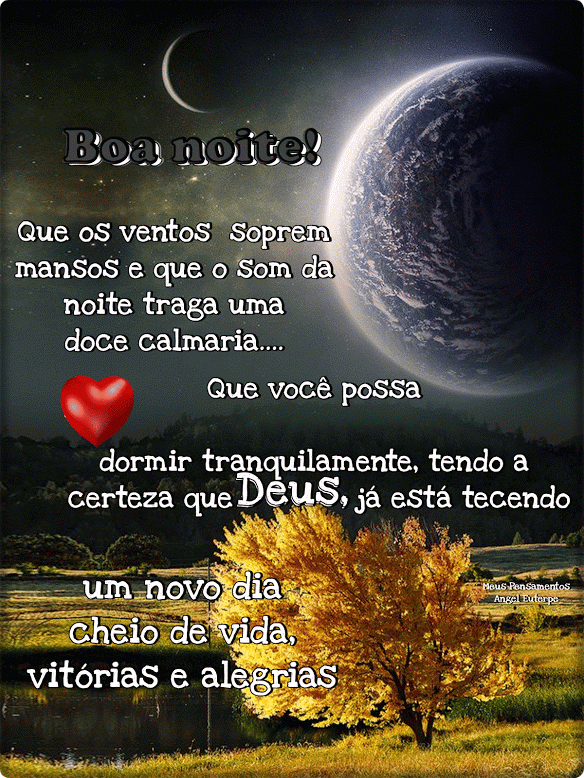 Boa noite! Que tudo de bom seja despejados e em seus sonhos e se tornem realidases
