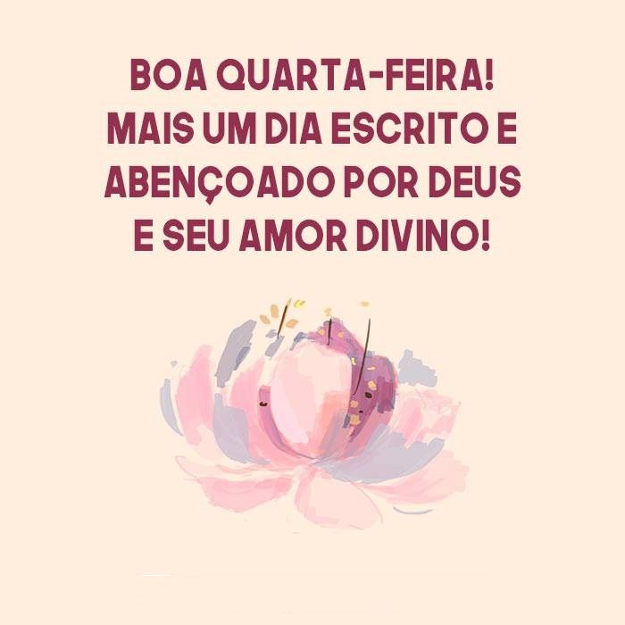 Boa quarta bom dia