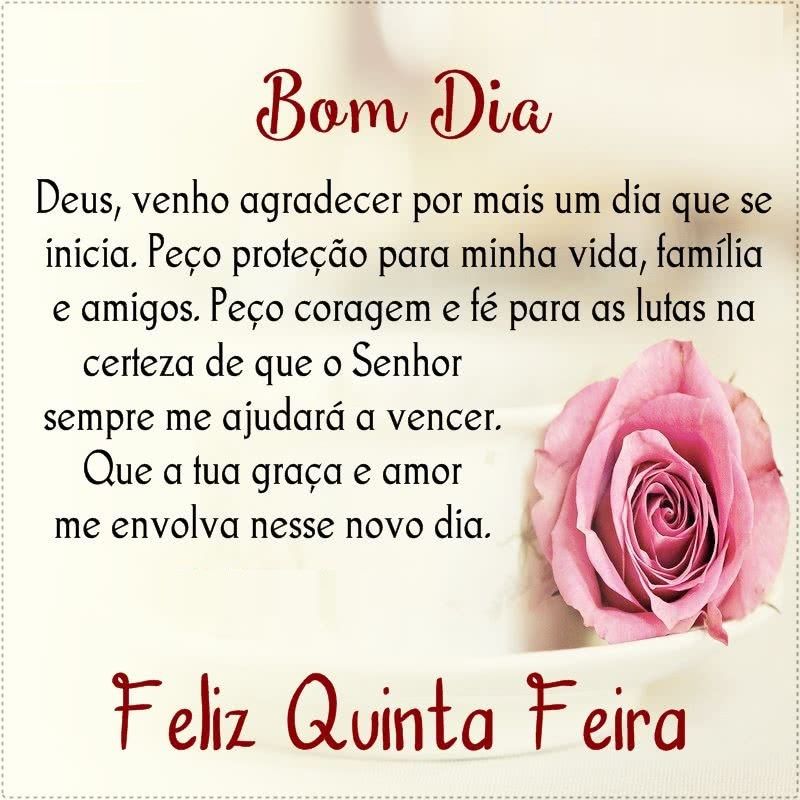 Deus obrigada por mais um dia feliz quinta feira imagens