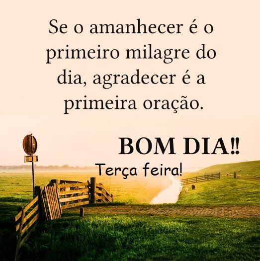 agradecer é a primeira oração bom dia