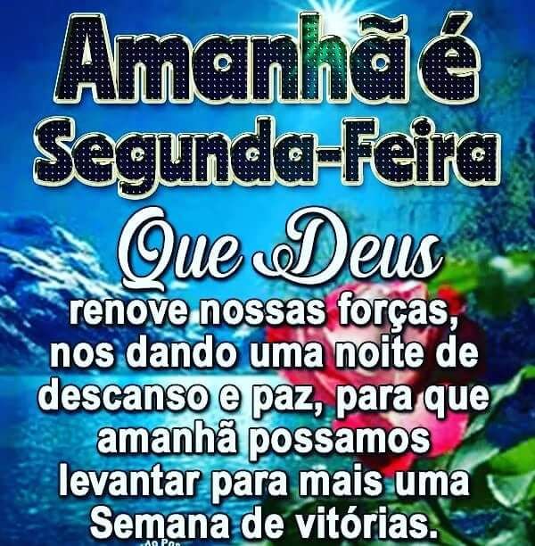 amanhã é segunda feira