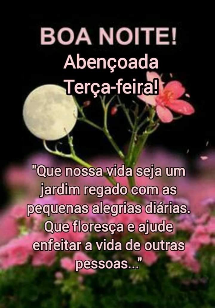 boa noite abençoada de terça feira