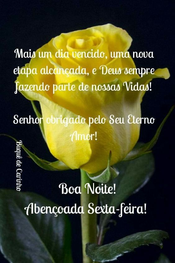 boa noite abençoada sexta feira