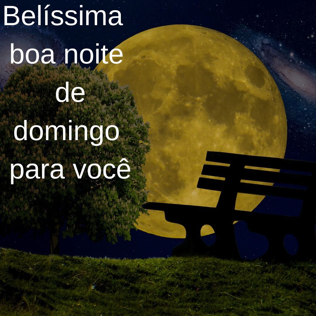 boa noite belissíma de domingo pra vc