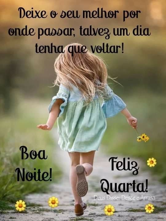 boa noite feliz noite de quarta