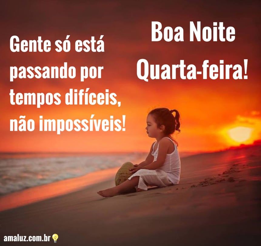 boa noite linda de quarta feira