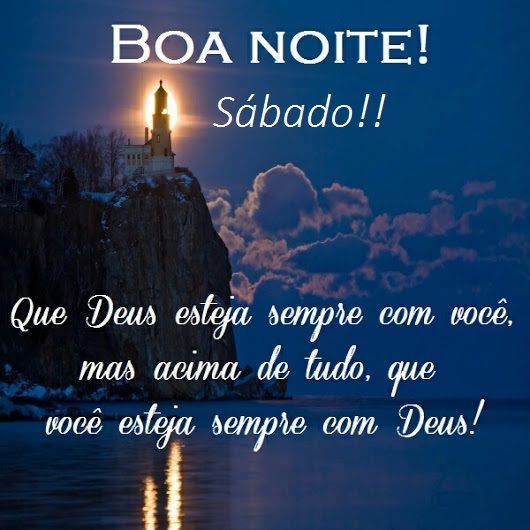 boa noite que Deus esteja com você