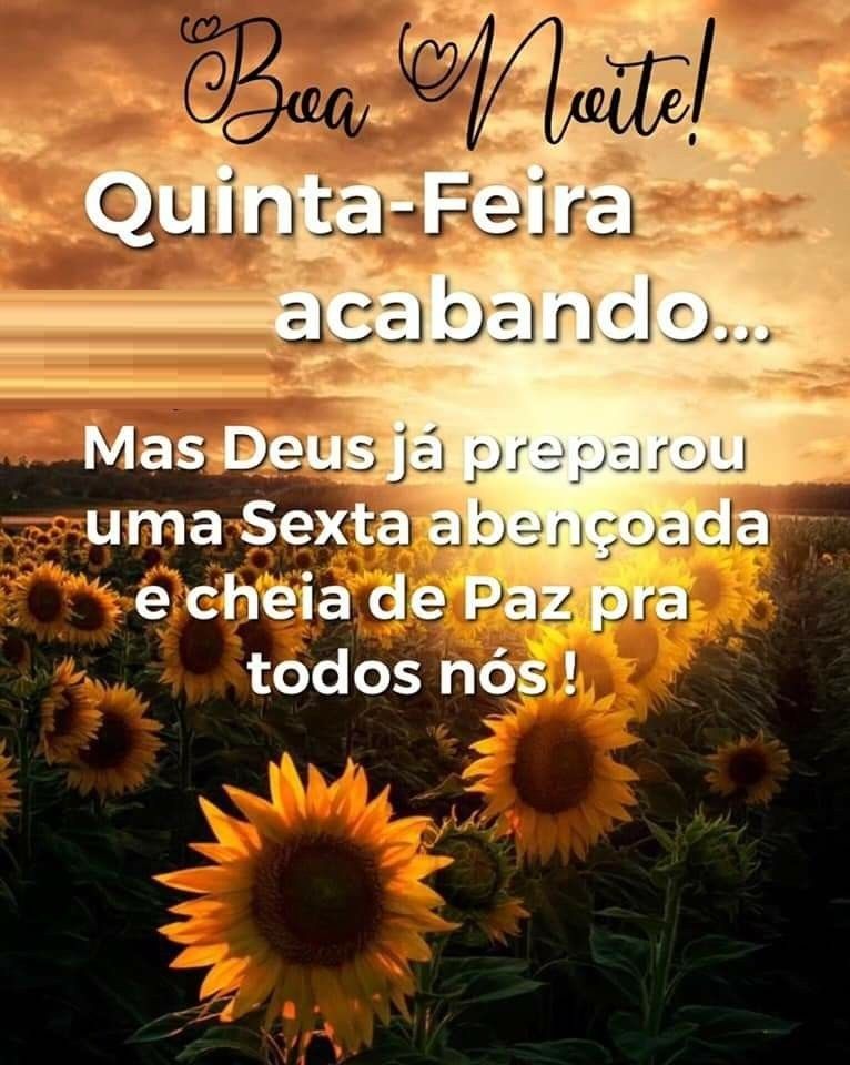 boa noite quinta feira acabando
