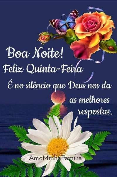 boa noite quinta feira com Deus
