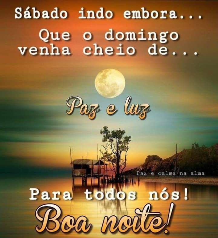 boa noite sábado indo embora