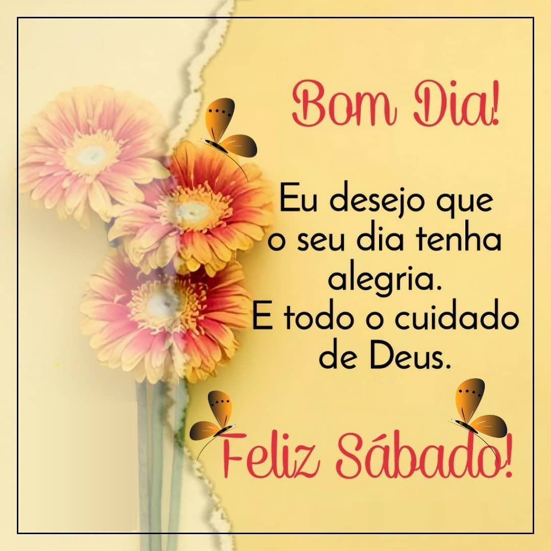 bom dia com um feliz sábado