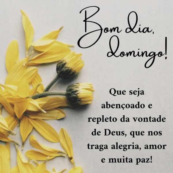 bom dia domingo que seja abençoado