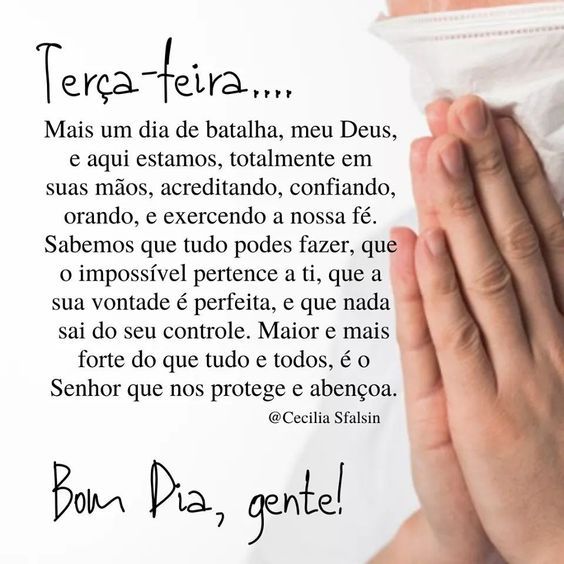 bom dia gente feliz terça feira