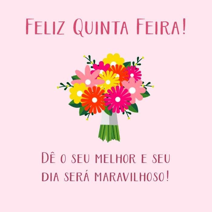 bom dia maravilhoso de quinta feira