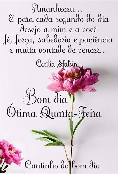 bom dia ótima quarta feira