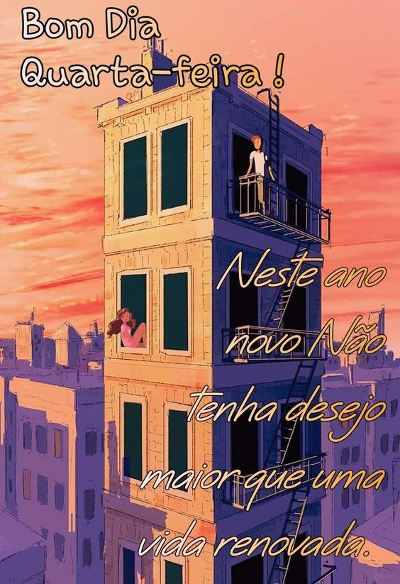 bom dia quarta feira vida renovada