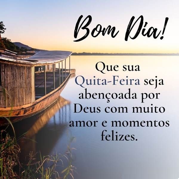 bom dia que sua quinta seja abençoada