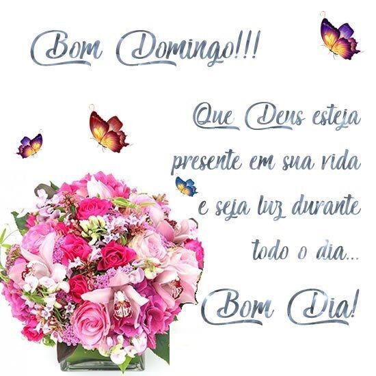 bom domingo bom dia