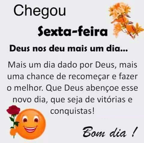 chegou sexta feira bom dia imagens