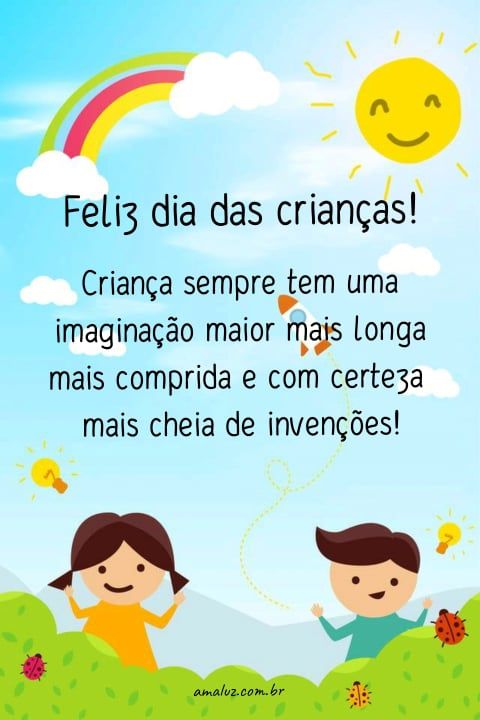 criança sempre tem uma imaginação maior