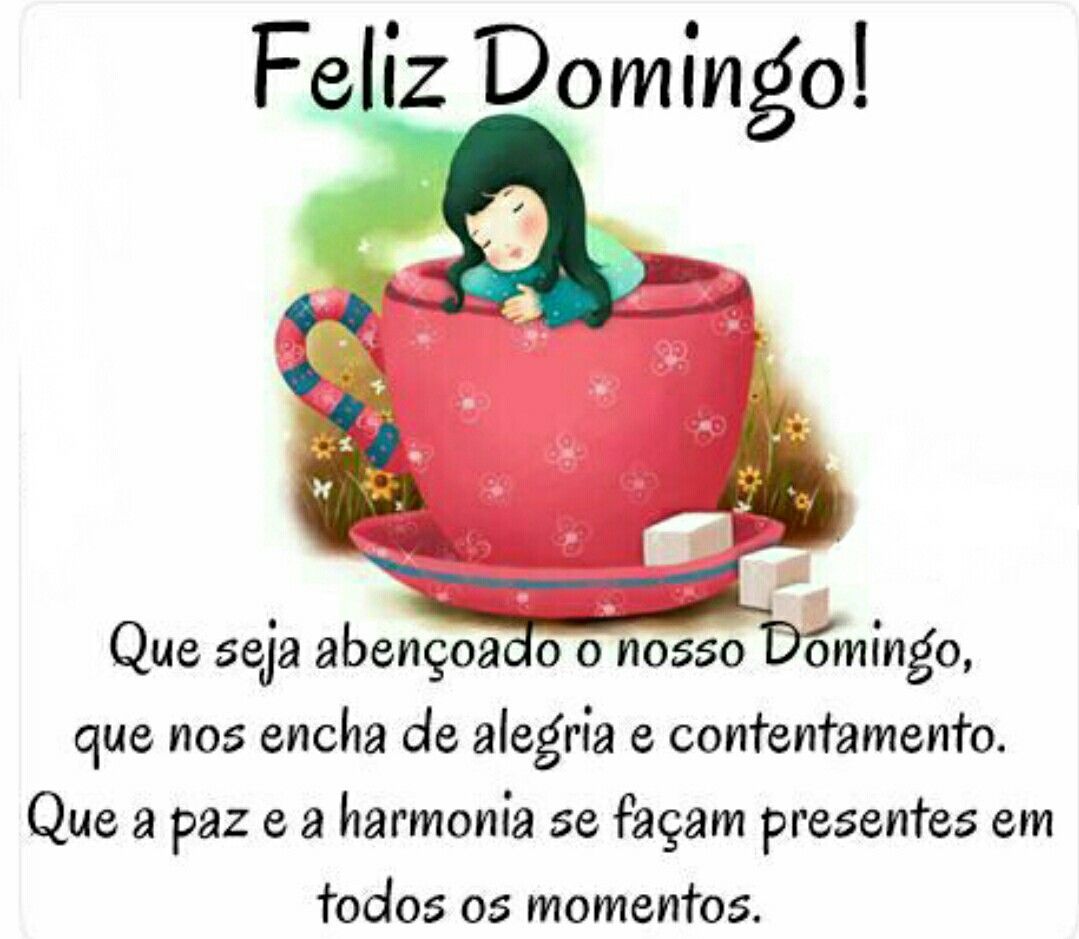 feliz domingo que seja abençoado o nosso domingo
