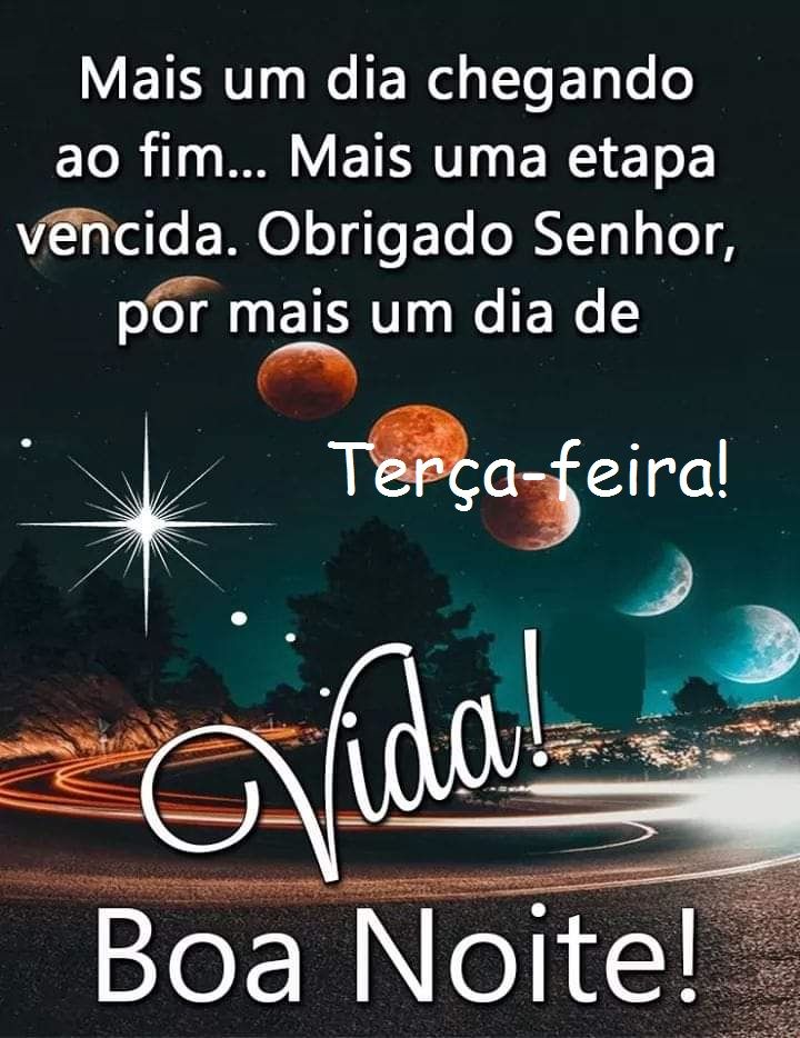 feliz noite de terça feira