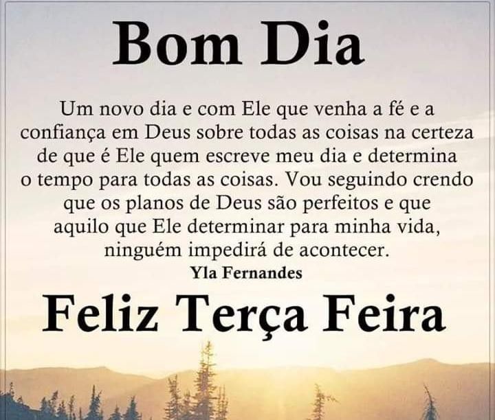 feliz terça feira bom dia