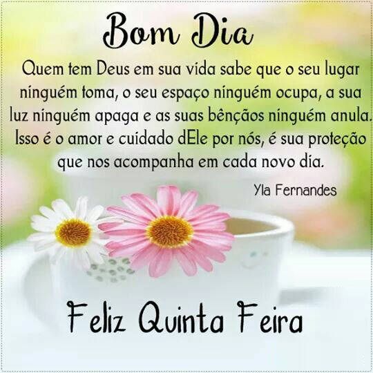 imagems de bom dia quinta feira