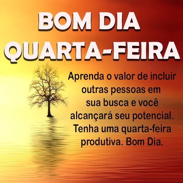 imagens de bom dia quarta