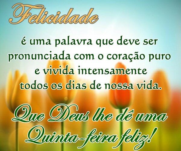 imagens de bom dia quinta feira feliz que Deus abençoe