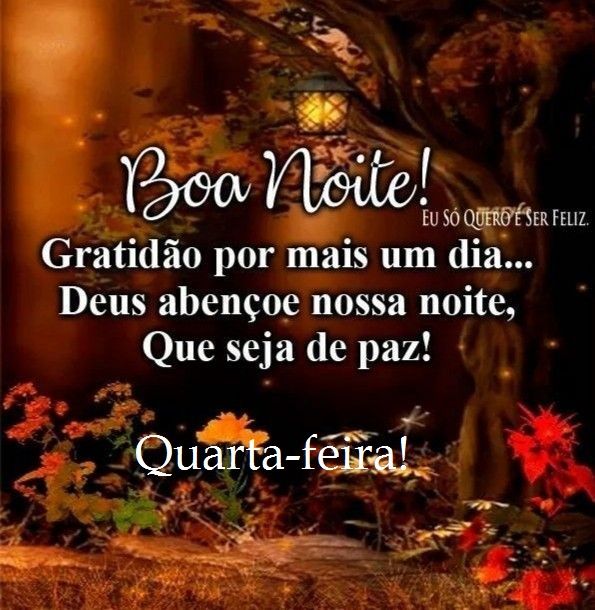 linda noite abençoada de quarta feira