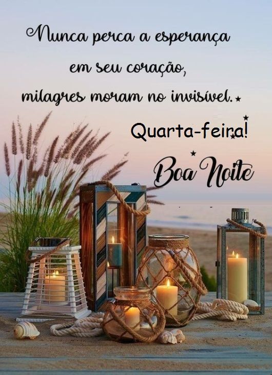 linda noite de quarta feira