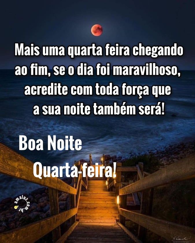 mais uma quarta feira chegando ao fim