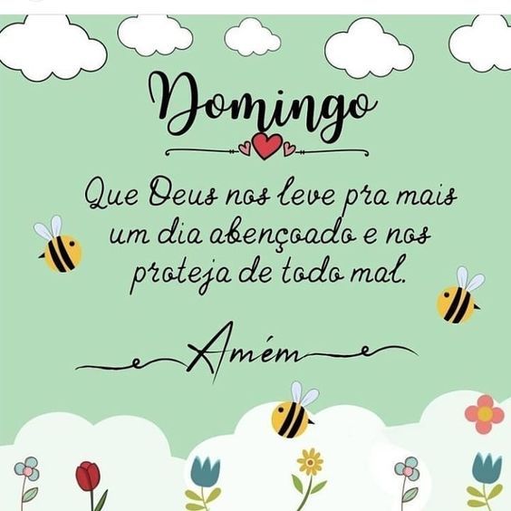 mensagem de bom dia domingo