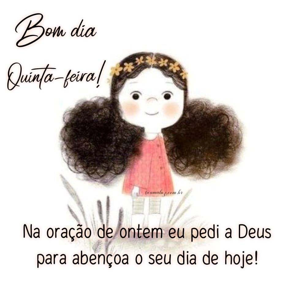 pedi a Deus para abençoa seu dia de quinta feira
