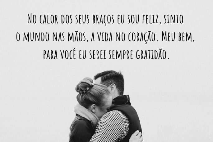 quando te abraço sinto um mundo em minhas mãos