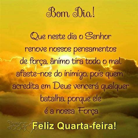 quarta feira bom dia