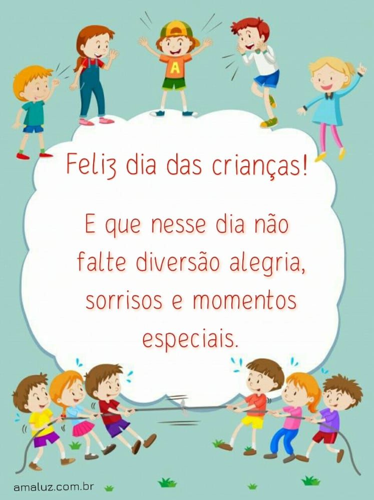 que esse dia não falte diverção e alegria