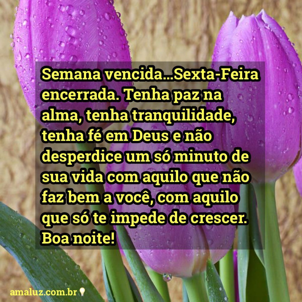semana vencida feliz sexta feira