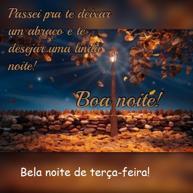 uma linda noite de terça feira
